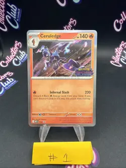 Ceruledge MEP 014 Phantasmal Flames Stamped Prerelease Pokemon Tcg Mep014 - Image 1