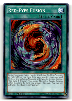 Red-Eyes Fusion LDK2-ENJ24 1st Edition Common Legendary Decks II LP - Image 1