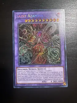 Yu-Gi-Oh TCG Saint Azamina SUDA-EN036 Secret Rare 1st Edition Card - Image 1