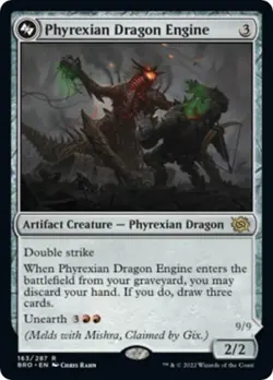 Phyrexian Dragon Engine - Near Mint MTG The Brothers' War - Image 1