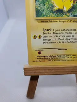 1999 Vintage Pokemon Pikachu Red Cheeks Card 60/64 - Image 4