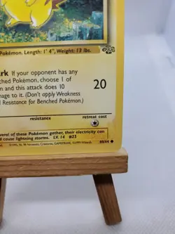 1999 Vintage Pokemon Pikachu Red Cheeks Card 60/64 - Image 5