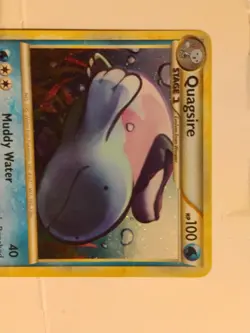 Pokemon Quagsire HeartGold SoulSilver Cosmos Holo Rare Card 9/123 Mint Condition - Image 2