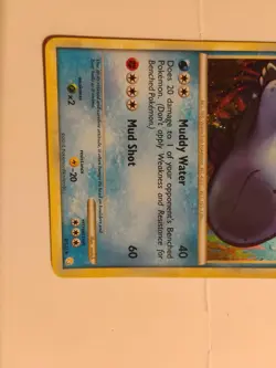 Pokemon Quagsire HeartGold SoulSilver Cosmos Holo Rare Card 9/123 Mint Condition - Image 3