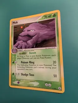 Pokemon Card 2006 EX Legend Maker Holo Rare Muk 11/92 NM - Image 2