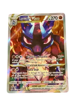 Pokemon Lucario VSTAR SWSH291 Sword & Shield Promo Holo English Card - Image 1