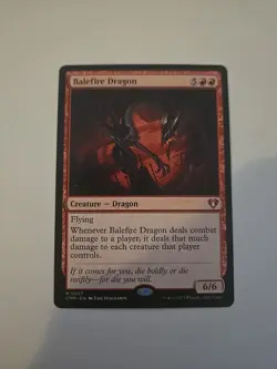 Balefire Dragon Commander Masters Regular Card Magic the Gathering - Image 1