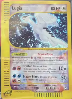 Pokemon TCG Lugia #149/147 Holo Vintage Art NM Rare Card Sparkle Free Shipping - Image 1