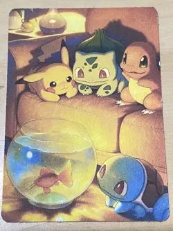 Anime ART STYLE Pikachu Fan Full Art Pokemon Custom Card/perfect bookmark - Image 3