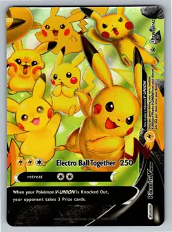 Pikachu V-Union Promo SWSH: Sword & Shield Promo Cards SWSH142 NM - Image 1