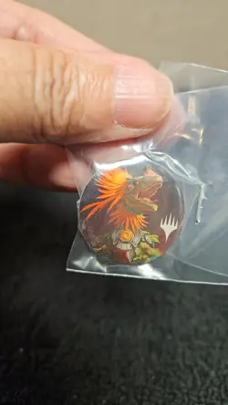 MTG LOT OF (3) ENAMEL PINS LOST CAVERNS OF IXALAN AJANI PINFINITY NEW SEALED - Image 4