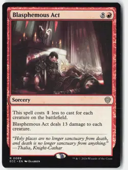 Blasphemous Act R Commander: Lorwyn Eclipsed 89 NM - Image 1