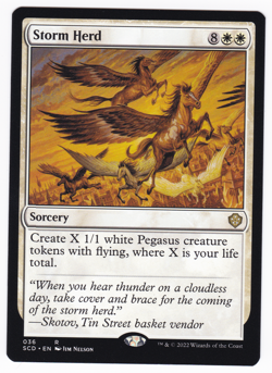 MTG Commander Starter 2022 R Storm Herd #036 - Image 1
