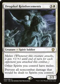 MTG Commander Crimson Vow R Drogskol Reinforcements #005 - Image 1