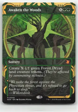 Awaken the Woods 49 SOA Secrets of Strixhaven: Mystical Archive Magic MTG NM - Image 1