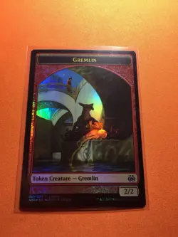 MTG Magic The Gathering Energy Reserve/Gremlin Token LP Promo - Image 2
