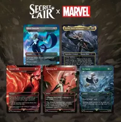 *NEW, FOILED* Storm, Magic the Gathering MTG Secret Lair Marvel - Rainbow Foil - Image 3
