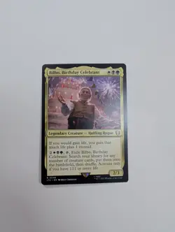 MTG - Bilbo, Birthday Celebrant - Commander: Lord of The Rings NM/M Condition - Image 1