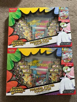 Pokemon Ascended Heroes Premium Poster Collection Mega Gardevoir-New & Sealed x1 - Image 1