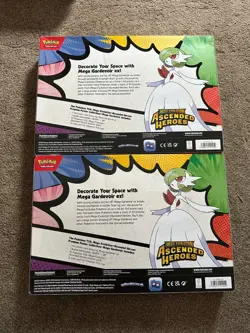 Pokemon Ascended Heroes Premium Poster Collection Mega Gardevoir-New & Sealed x1 - Image 2