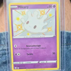 Pokemon Milcery Shining Fates Shiny Vault Shiny Holo Rare SV057/SV122 50 HP - Image 1
