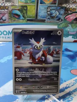 Delibird - 152/132 - Pokemon Mega Evolution Illustration Rare NM - Image 1