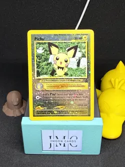 Pichu - Reverse Holo - #35 WOTC Black Star Promo - 2001 Pokemon TCG - Image 1