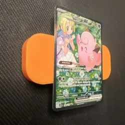 Pokemon TCG SV Journey Together Lillies Clefairy EX 184/159 SIR Full Art NM - Image 3