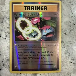 POKEMON VENUSAUR SPIRIT LINK 89/108 REVERSE HOLO XY EVOLUTIONS LP - Image 1