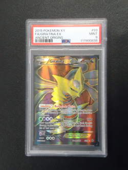 2015 POKEMON Giratina EX 93/98 Ancient Origins Full Art PSA MINT 9 - Image 1