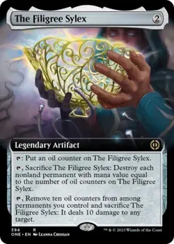 The Filigree Sylex (Extended Art) - Near Mint MTG Phyrexia: All Will Be One - Image 1