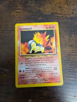 Cyndaquil 56/111 NM 1st Edition Neo Genesis 2000 Pokemon TCG #PKA1 - Image 1