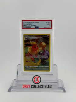 2022 POKEMON SWORD & SHIELD BRILLIANT STARS TG01 FULL ART/FLAREON PSA 9 - Image 1