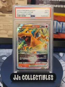 Pokemon Charizard Vstar 18/172 Brilliant Stars PSA 9 CGC BGS - Image 1