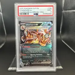 2025 Pokemon Scarlet Violet Charizard #196 Black Star Promo Graded PSA 9 - Image 1