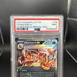 2025 Pokemon Scarlet Violet Charizard #196 Black Star Promo Graded PSA 9 - Image 2
