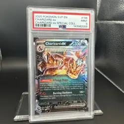 2025 Pokemon Scarlet Violet Charizard #196 Black Star Promo Graded PSA 9 - Image 4