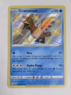 Cramorant SV030/SV122 Shining Fates: Shiny Vault Holo Pokemon TCG NM - Image 1