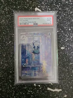 Pokemon Scarlet & Violet 151 Poliwhirl 176/165 Illustration Rare IR PSA 9 - Image 1