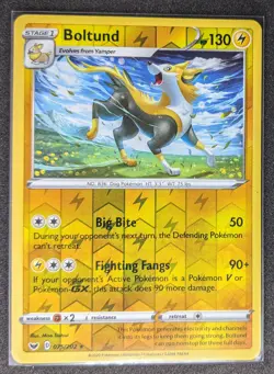 Boltund 75/202 Rare Reverse Holo Sword & Shield - Pokemon TCG - Mint - Image 1