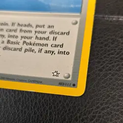 Super Rod 103/111 Neo Genesis Common Regular 2000 Pokemon TCG English Trainer - Image 3