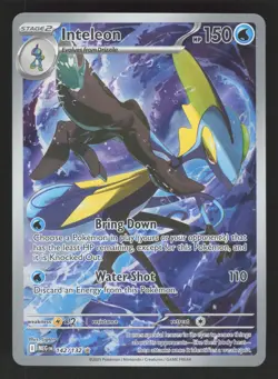 Inteleon 142/132 Pokemon TCG ME01: Mega Evolution NM - Image 1