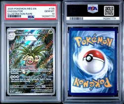 2025 POKEMON MEG EN-MEGA EVOLUTION ILLUSTRATION RARE #135 EXEGGUTOR PSA 10 - Image 3