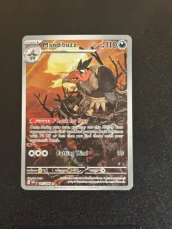 Mandibuzz 145/086 Illustration Rare White Flare Pokemon Near Mint - Image 1