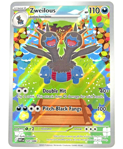 Pokemon White Flare - Zweilous - Illustration Rare NM+/MINT - 147/086 - Image 1