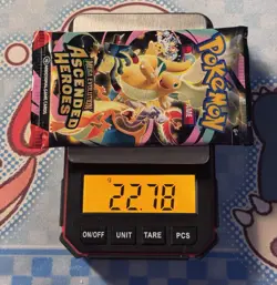 VERY HEAVY! 22.78g Pokemon TCG Ascended Heroes Booster Pack (SEALED) GOD PACKU! - Image 1