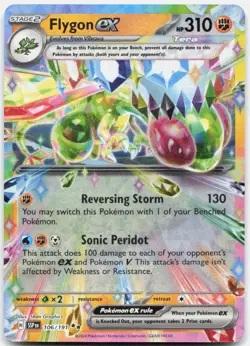 Flygon ex 106/191 Double Rare Surging Sparks Pokemon NM - Image 1