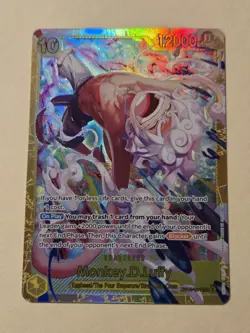 Monkey D. Luffy SEC EB04-061 One Piece Adventure on Kami’s Island NM English - Image 1