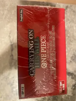 One Piece OP-13 Carrying on His Will New Booster Box English Sealed - Image 2