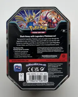 Slashing Legends Tin Zacian EX Sealed Pokemon Card | English | UK - Image 2